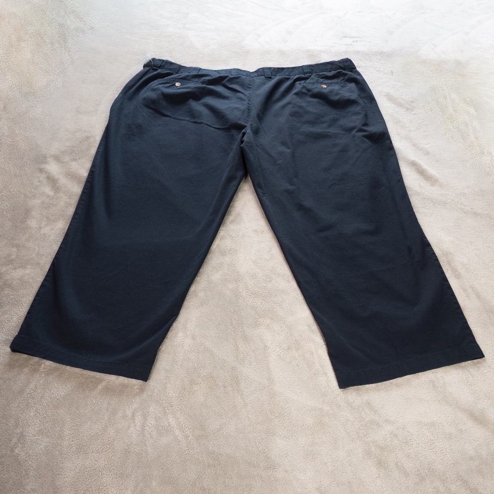 George Foreman Men's Big & Tall Blue Chino Pants Size 52x28 Relaxed Fit Plus - Picture 4 of 12